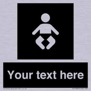 Custom information: black panel baby change